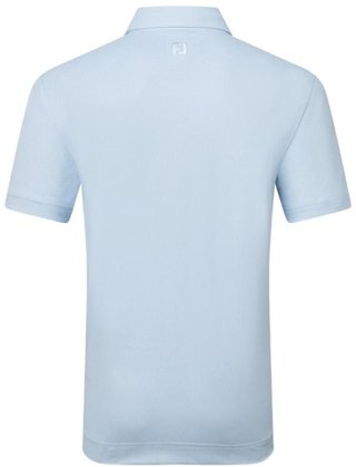FootJoy Etched Texture Print Lisle polo homme, skyway