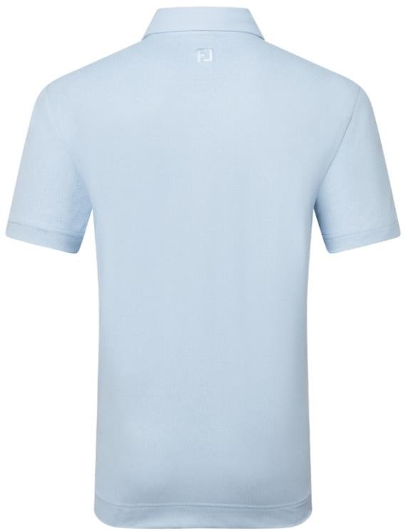 FootJoy Etched Texture Print Lisle polo homme, skyway