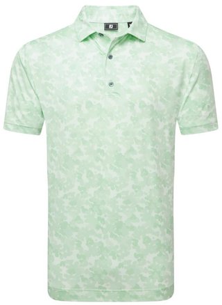 FootJoy Pop Camo Lisle polo homme, pistachio
