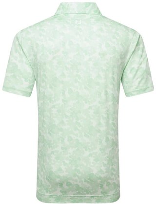 FootJoy Pop Camo Lisle polo homme, pistachio