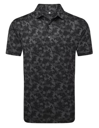 FootJoy Pop Camo Lisle polo homme, noir