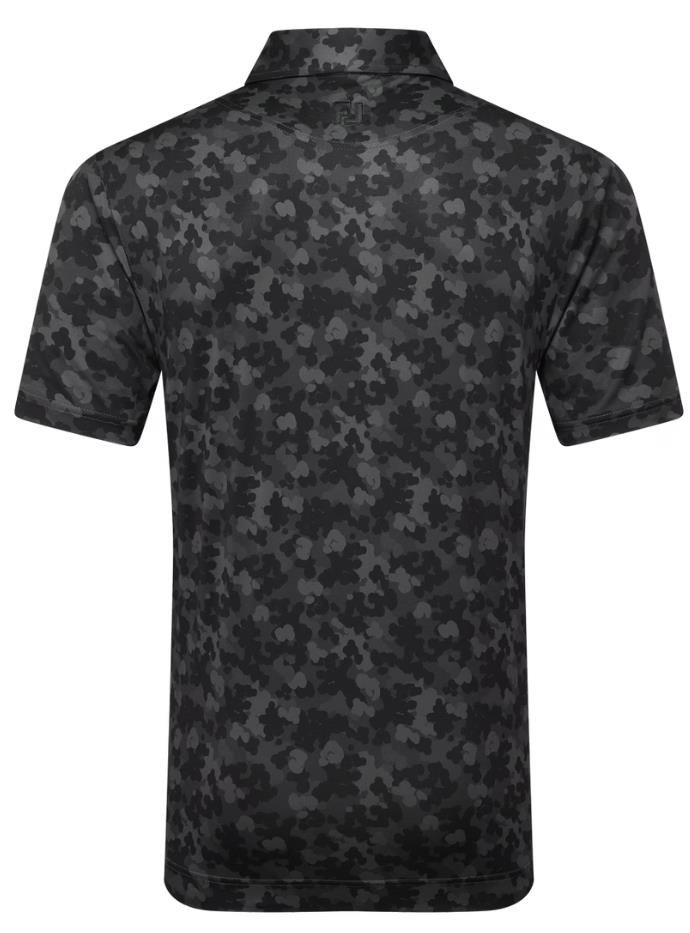 FootJoy Pop Camo Lisle polo homme, noir