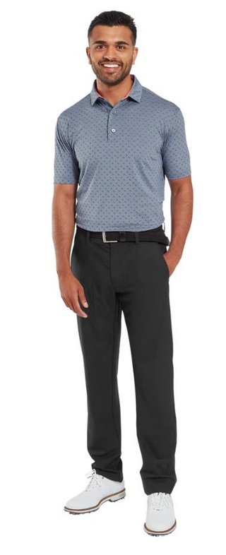 FootJoy Flower Bud Foulard Lisle polo homme, flint