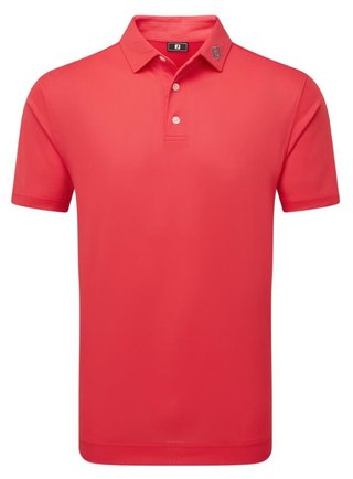 FootJoy Stretch Pique Solid polo homme, hibiscus