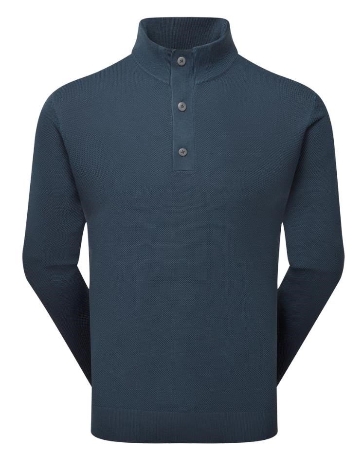 FootJoy Drirelease Button Placket pull homme, dark denim