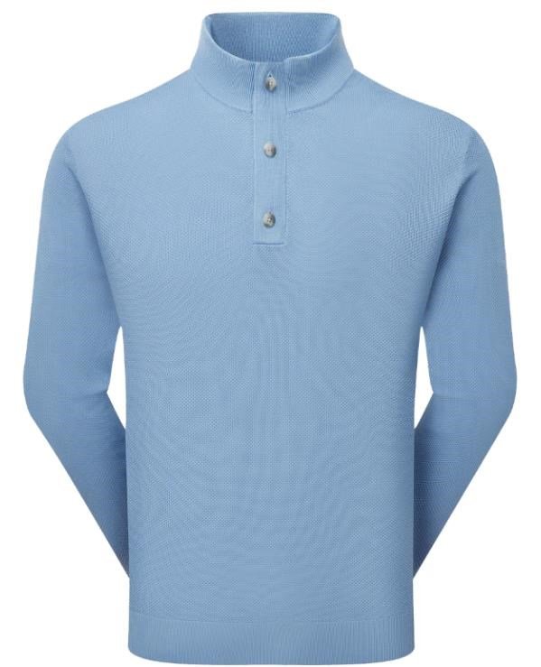 FootJoy Drirelease Button Placket pull homme, blue jay