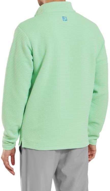 FootJoy Quilt Texture Chill-Out sweat-shirt homme, pistache