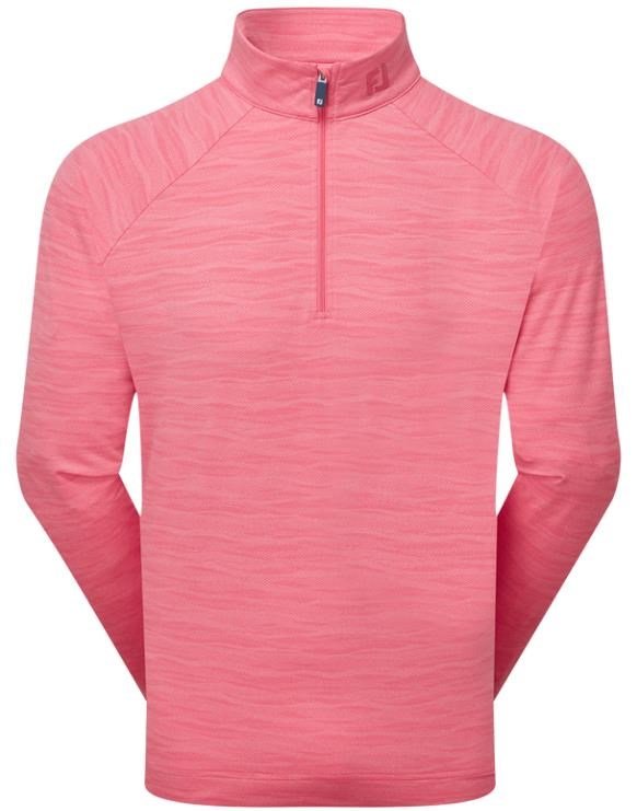 FootJoy Wave Jacquard Chill-Out sweat homme, pink lemonade