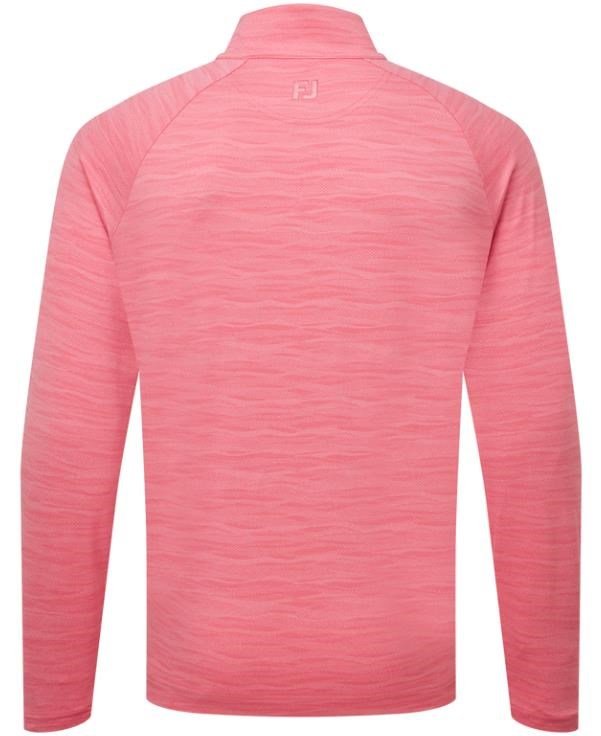 FootJoy Wave Jacquard Chill-Out sweat homme, pink lemonade
