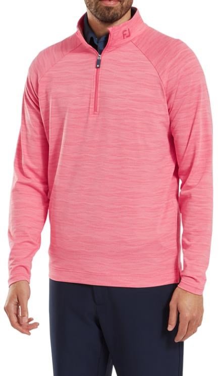 FootJoy Wave Jacquard Chill-Out sweat homme, pink lemonade