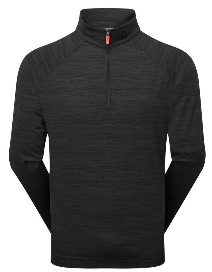FootJoy Wave Jacquard Chill-Out sweatshirt homme, noir