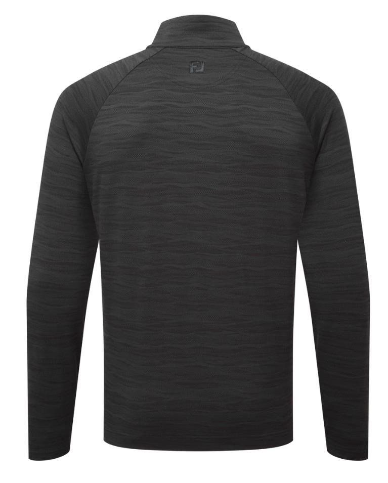 FootJoy Wave Jacquard Chill-Out sweatshirt homme, noir