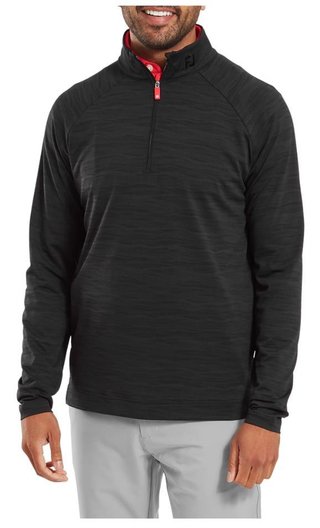 FootJoy Wave Jacquard Chill-Out sweatshirt homme, noir