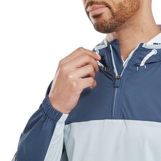 FootJoy TempoSeries Hoodie veste homme, dark denim/skyway