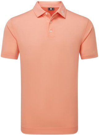 FootJoy Stretch Pique Solid polo homme, papaya