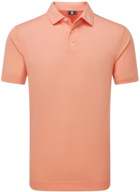 FootJoy Stretch Pique Solid polo homme, papaya