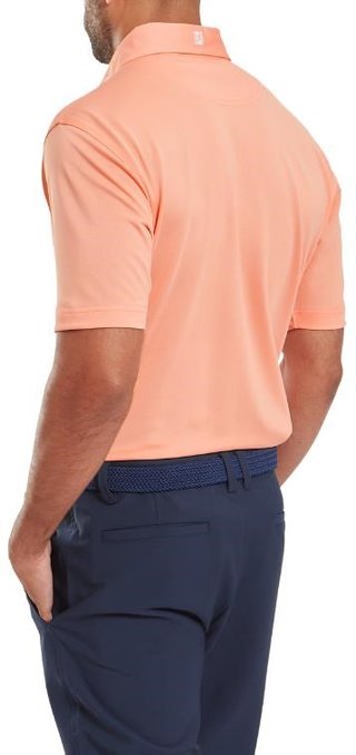 FootJoy Stretch Pique Solid polo homme, papaya