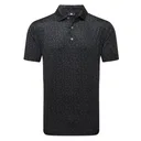 FootJoy Painted Floral Lisle polo homme, noir