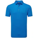 FootJoy Painted Floral Lisle polo homme, cobalt