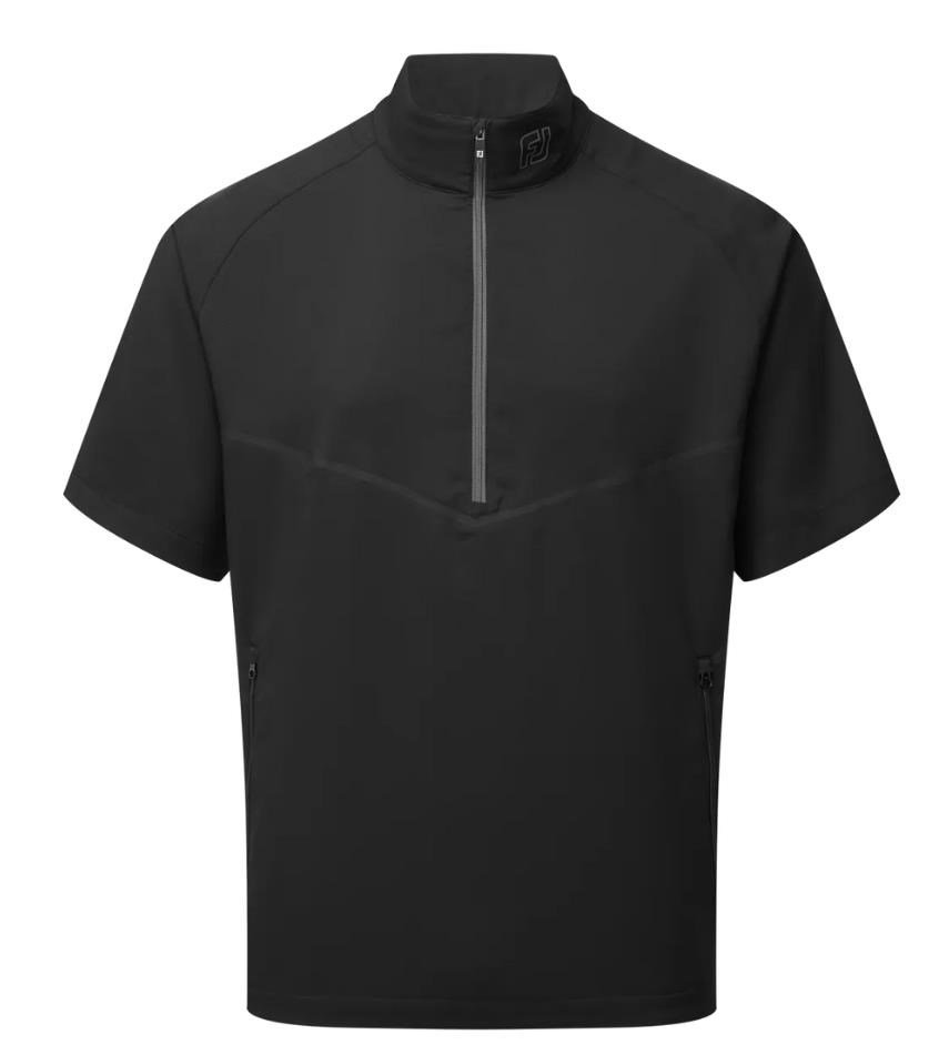 FootJoy Zephyr Short Sleeve Windshirt veste homme, noir