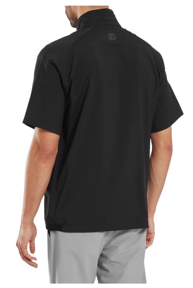 FootJoy Zephyr Short Sleeve Windshirt veste homme, noir