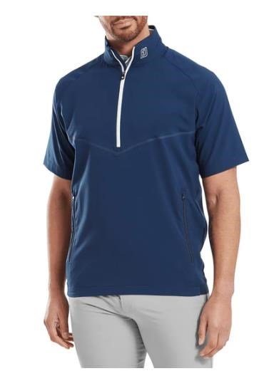 FootJoy Zephyr Short Sleeve Windshirt veste homme, navy