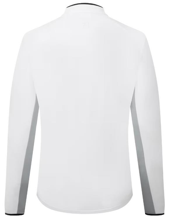 FootJoy 1/4-Zip LS Sun Protection polo manches longues femme, blanc