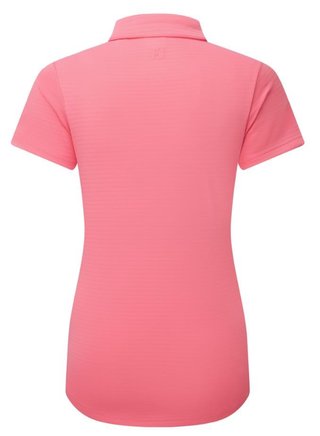 FootJoy Jacquard SS polo femme, pink lemonade