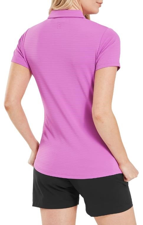 FootJoy Jacquard SS polo femme, berry