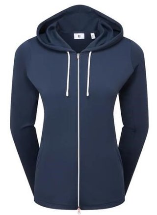 FootJoy Full-Zip Double Knit sweat à capuche femme, bleu marine