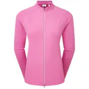 FootJoy Embossed Full-Zip Midlayer pull femme, berry