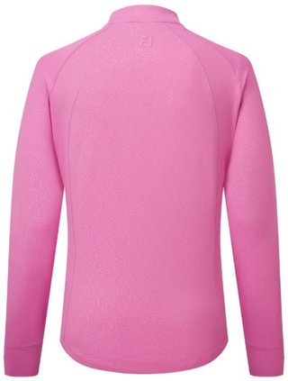 FootJoy Embossed Full-Zip Midlayer pull femme, berry
