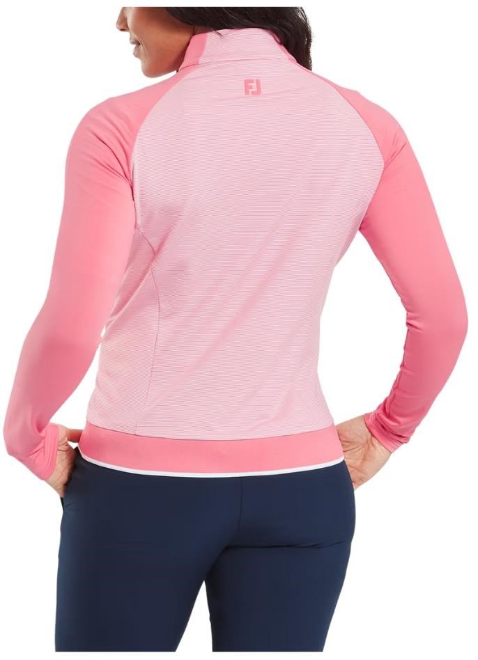 FootJoy 1/4-Zip Midlayer sweat-shirt femme, pink lemonade