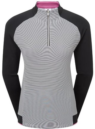 FootJoy 1/4-Zip Midlayer sweat femme, noir