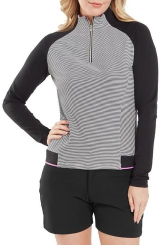 FootJoy 1/4-Zip Midlayer sweat femme, noir