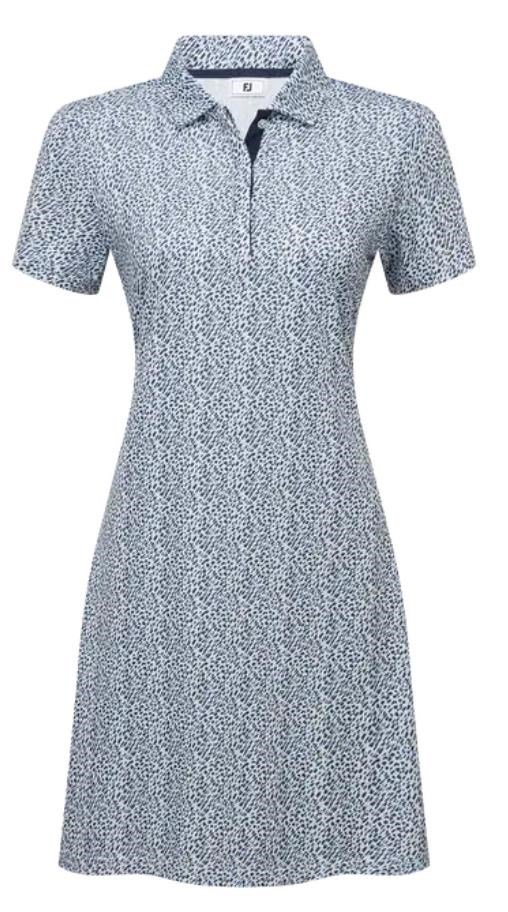 FootJoy Animal Print robe femme, blanc/skyway/navy