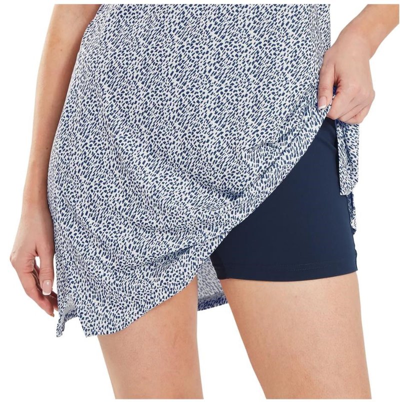 FootJoy Animal Print robe femme, blanc/skyway/navy