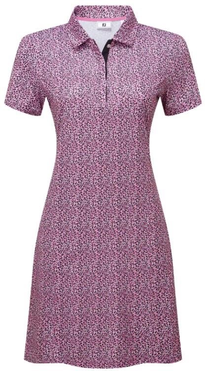FootJoy Animal Print robe femme, blanc/berry/noir