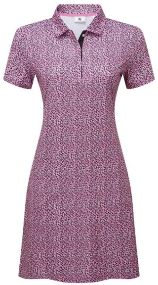 FootJoy Animal Print robe femme, blanc/berry/noir
