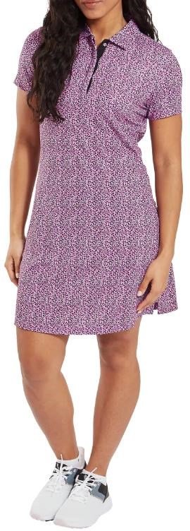FootJoy Animal Print robe femme, blanc/berry/noir