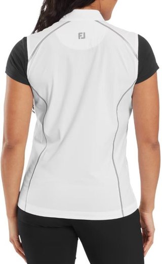 FootJoy TempoSeries Full-Zip veste femme, blanc/argent