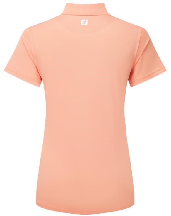 FootJoy Stretch Pique Solid polo femme, papaya