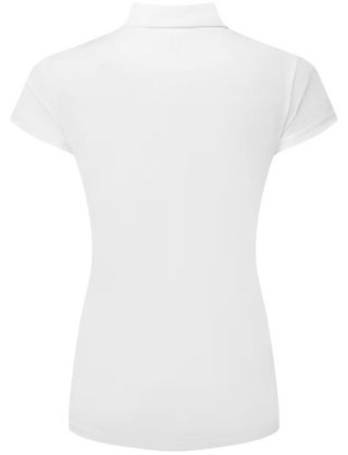 FootJoy Cap Sleeve Lisle polo femme, blanc