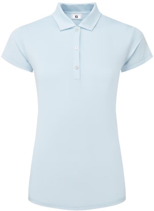 FootJoy Cap Sleeve Lisle polo femme, skyway