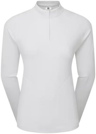 FootJoy Half-Zip Midlayer pull femme, blanc