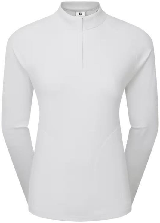 FootJoy Half-Zip Midlayer pull femme, blanc