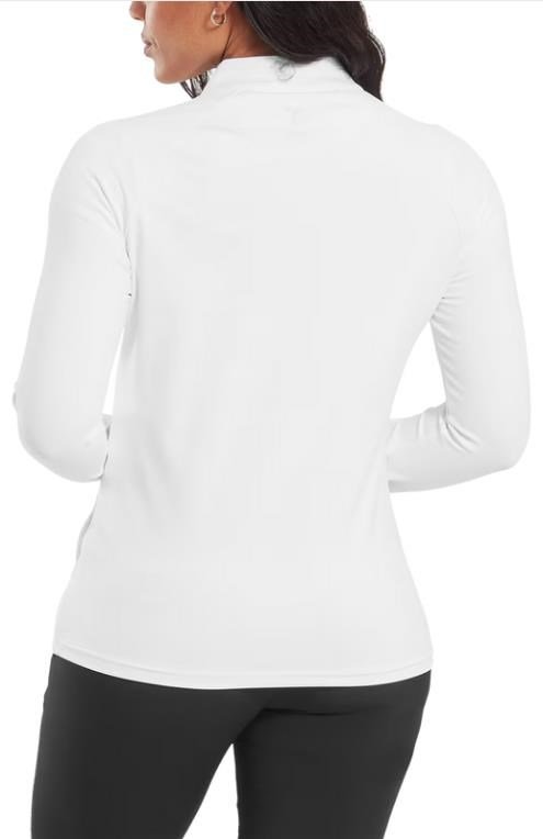 FootJoy Half-Zip Midlayer pull femme, blanc