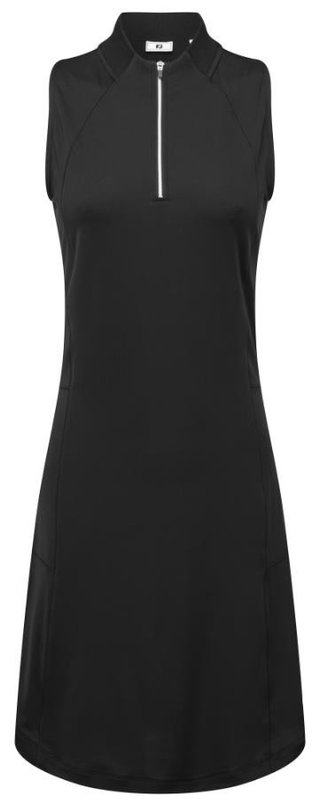 FootJoy 1/4-Zip Sleeveless robe femme sans manches, noire