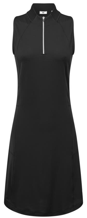 FootJoy 1/4-Zip Sleeveless robe femme sans manches, noire