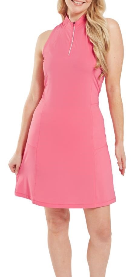 FootJoy 1/4-Zip Sleeveless robe femme, pink lemonade